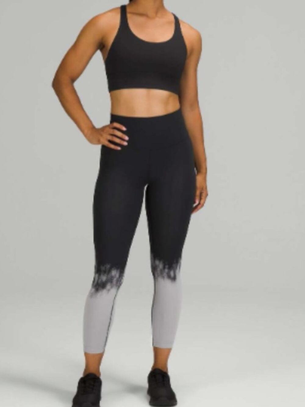 Lululemon Wunder Train High-Rise Tight 25" Ascending Light Engineer Silverscreen